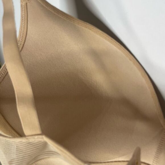 NWT Lively Bra 32DDD Toasted Almond Lined Wireless Comfort Padded Sheer Intimate - Picture 4 of 4